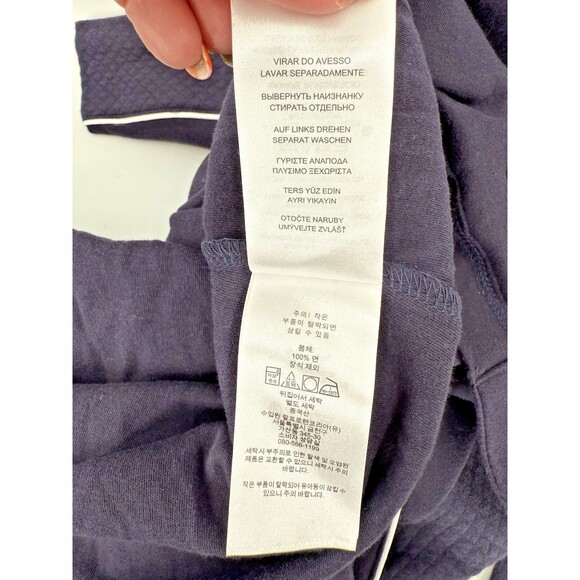 NEW W TAGS Black Label Ralph Lauren Navy Blue Shawl Collar Bath Robe Soft MEDIUM - Picture 16 of 16